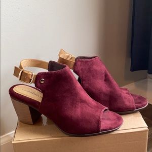 Croft & Barrow Sabrina Peep Toe Mule